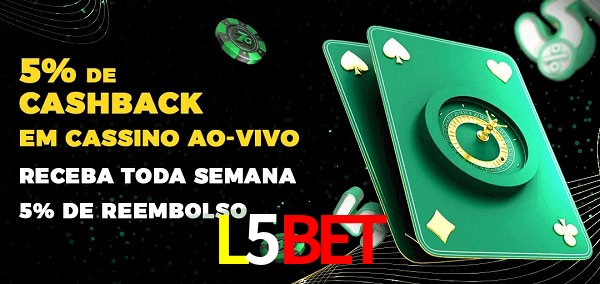 Promoções do cassino ao Vivo L5BET